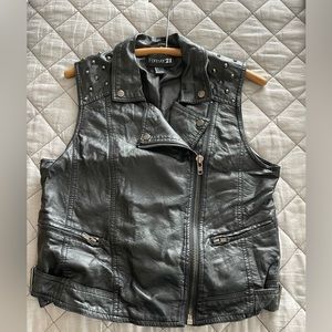 Forever 21 Faux Leather Vest